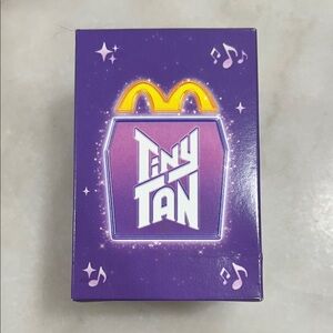 McDonald's Purple Tiny Tan Action Figure Box